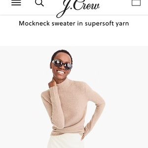 J. Crew Mockneck Sweater in Supersoft Yarn!